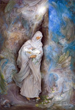 el nacido en la Kaba Persian Miniatures Fairy Tales Pinturas al óleo